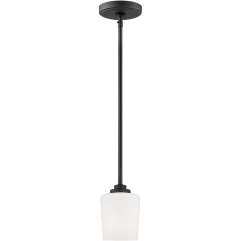 Windom 1 Light 4.25 inch Midnight Black Pendant Ceiling Light