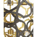 Mauresque 6 Light 32.25 inch Bronze Gold and Contemporary Gold Leaf Chandelier Ceiling Light