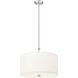 Linden LED 18 inch Brushed Nickel Pendant Ceiling Light