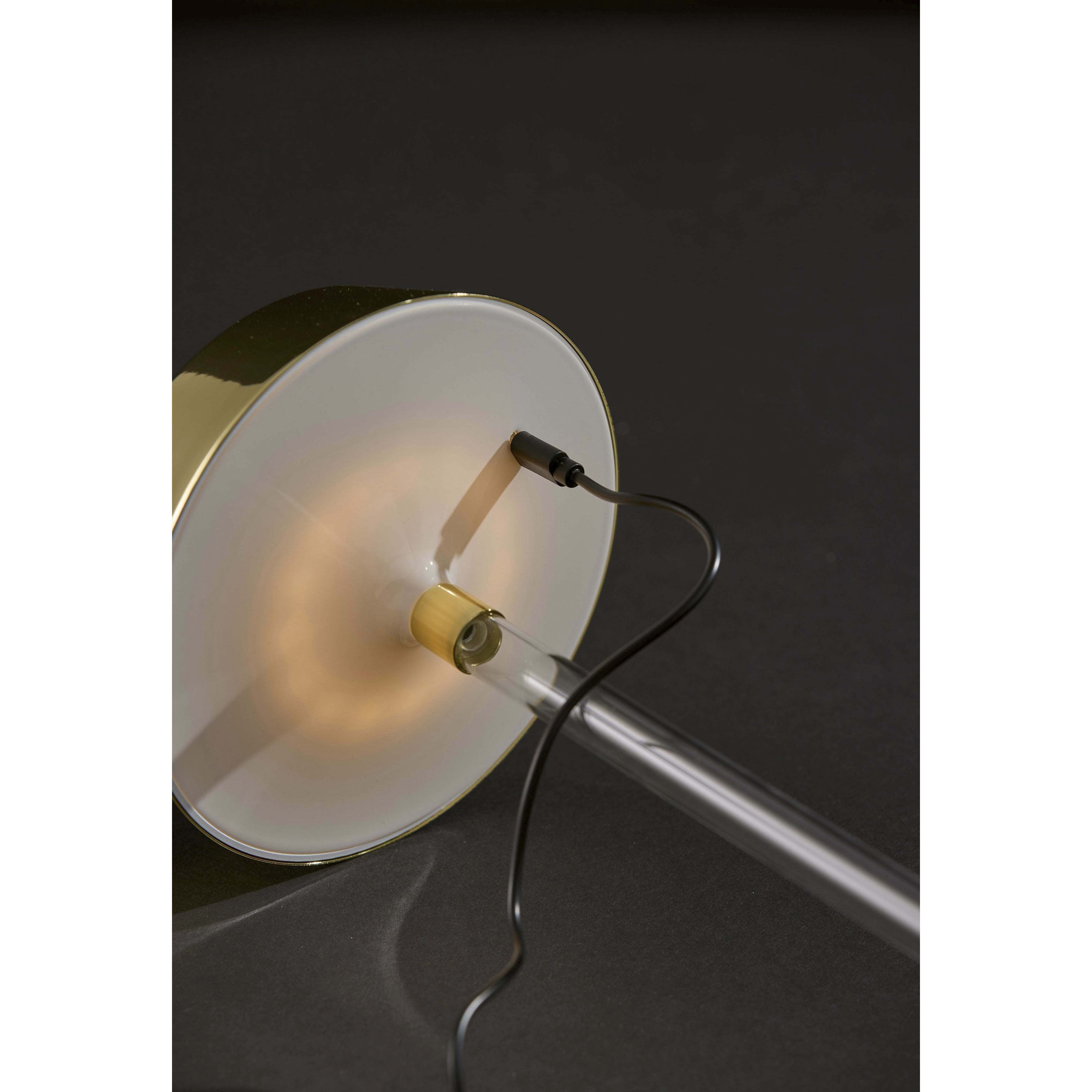 Orla 14.5 inch 1.50 watt Shiny Gold and Clear Acrylic Cordless Table Lamp Portable Light