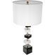 Anita 30 inch 40.00 watt Gold/Black/White Table Lamp Portable Light