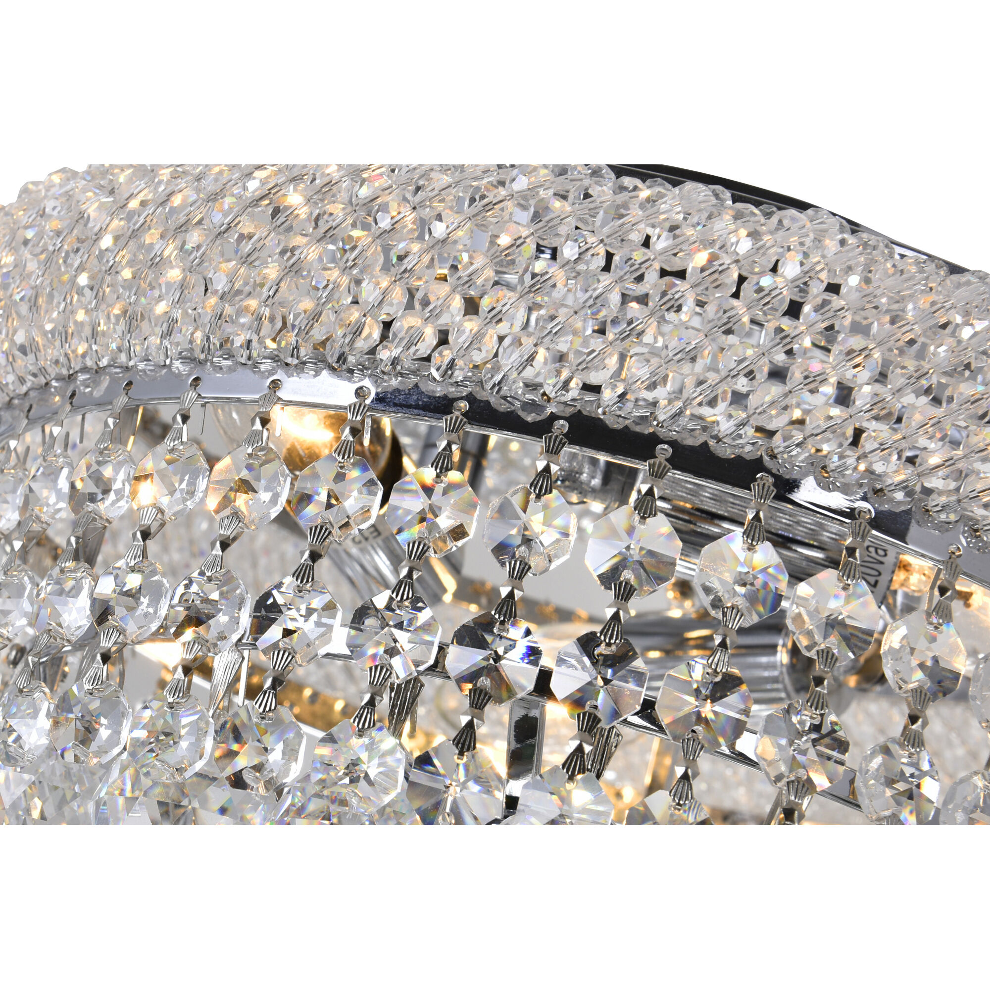 Empire 3 Light 12 inch Chrome Flush Mount Ceiling Light