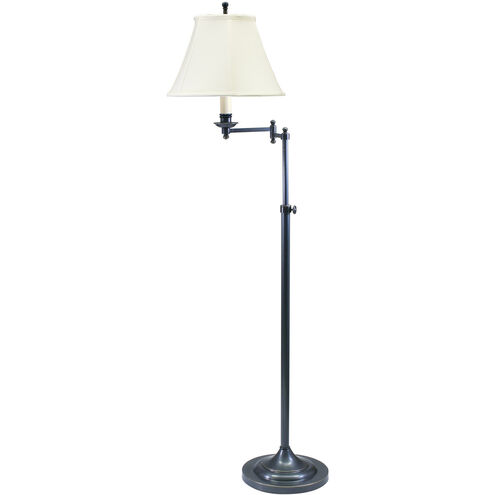 Club 45 inch 100.00 watt Black Floor Lamp Portable Light