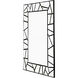 Glitter 39.4 X 27.6 inch Black Wall Mirror