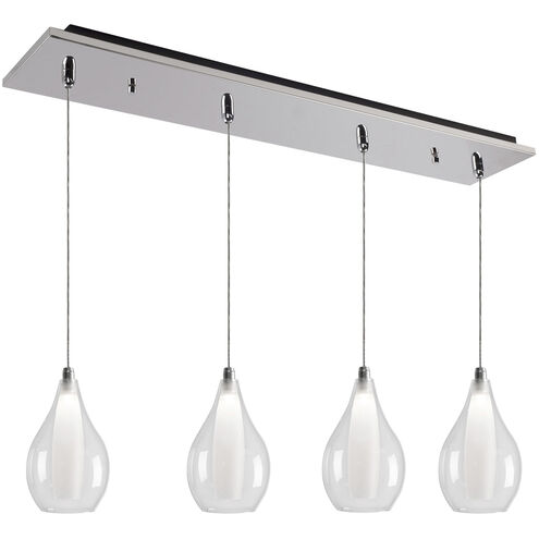 Victoria LED 5.13 inch Chrome Multi Pendant Ceiling Light