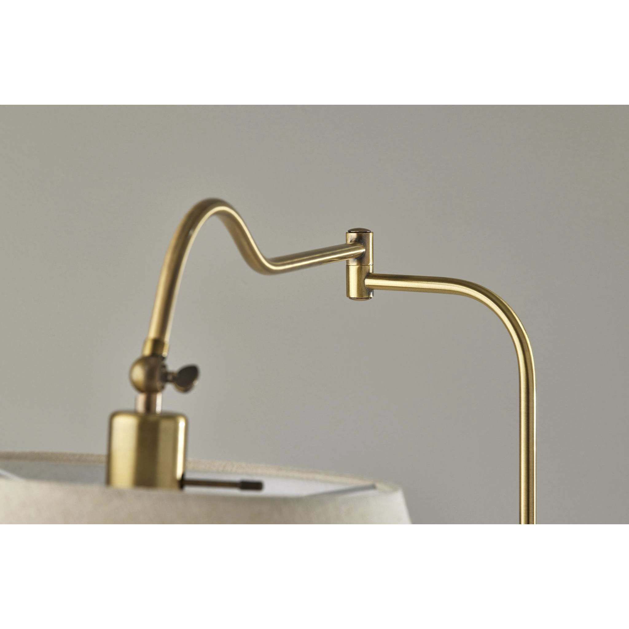 Rodeo 60.25 inch 150.00 watt Antique Brass Floor Lamp Portable Light