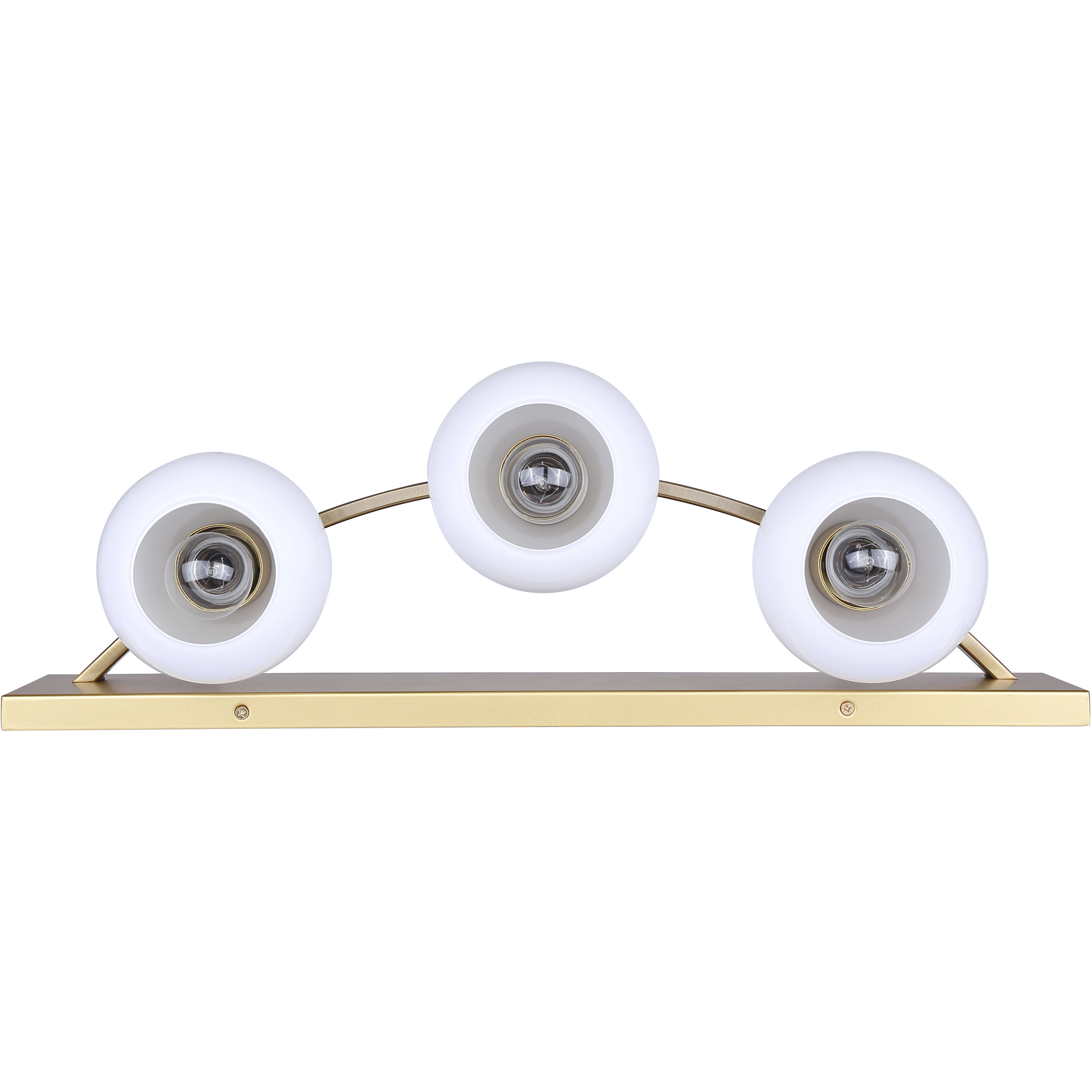 Monroe 3 Light 24 inch Gold Vanity Light Wall Light