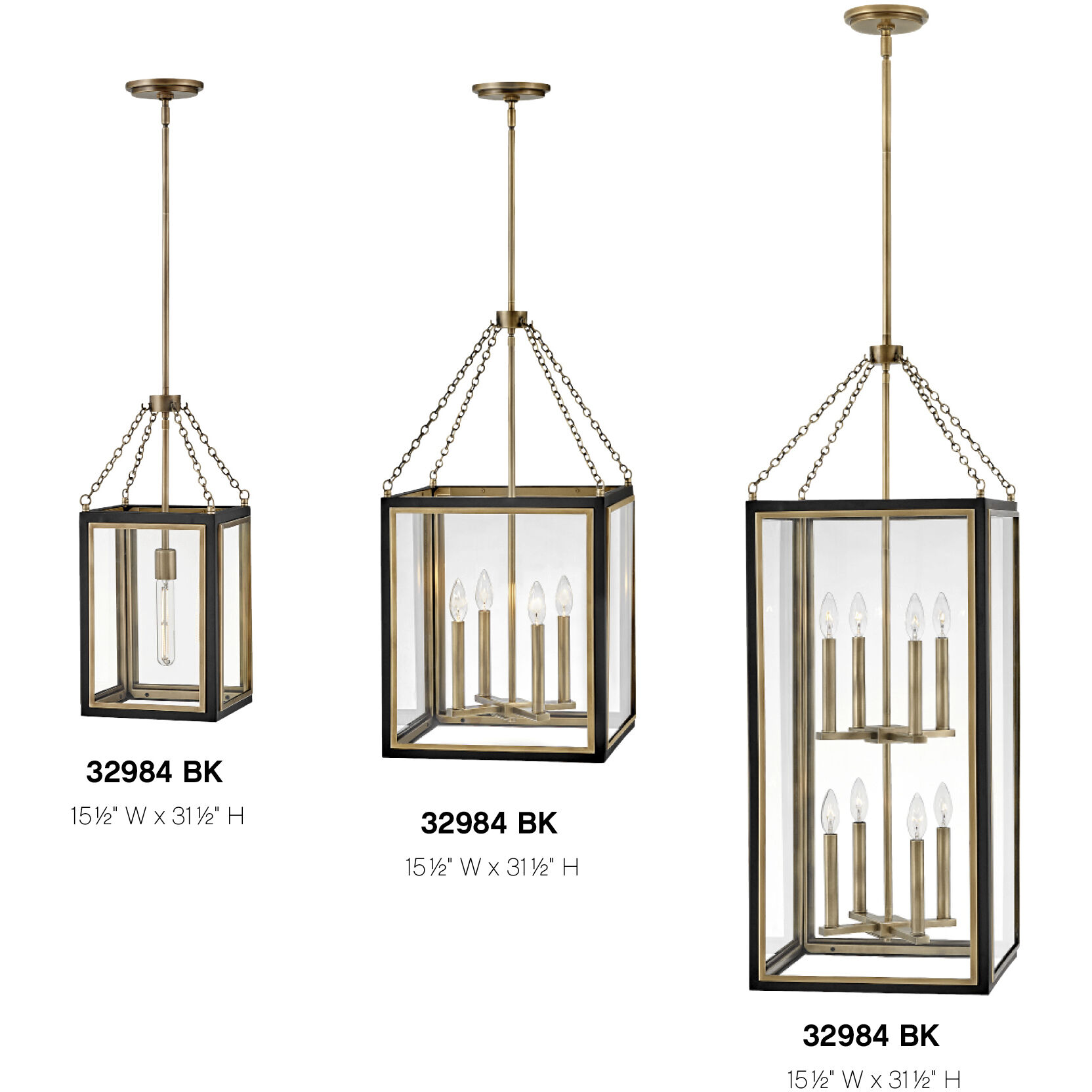 Shaw 8 Light 15.5 inch Black with Heritage Brass Indoor Chandelier Ceiling Light