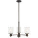 Norwood 3 Light 20 inch Bronze Chandelier Ceiling Light