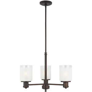 Norwood 3 Light 20 inch Bronze Chandelier Ceiling Light
