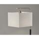 Flora 27 inch 60.00 watt Black and Brushed Steel Table Lamp Portable Light