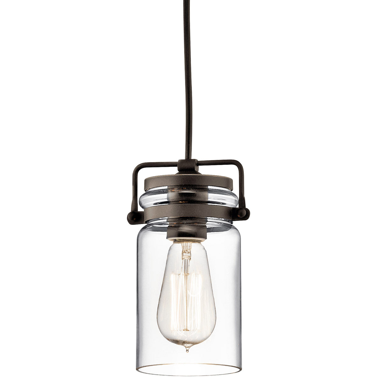 Brinley 1 Light 5 inch Olde Bronze Mini Pendant Ceiling Light