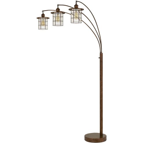 Silverton 89 inch 60 watt Rust Arc Floor Lamp Portable Light