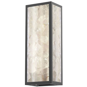 Great Outdoors Salt Creek LED 24.5 inch Coal Outdoor Wall Sconce