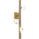 Stella LED 7.8 inch Gilded Brass Indoor Sconce Wall Light