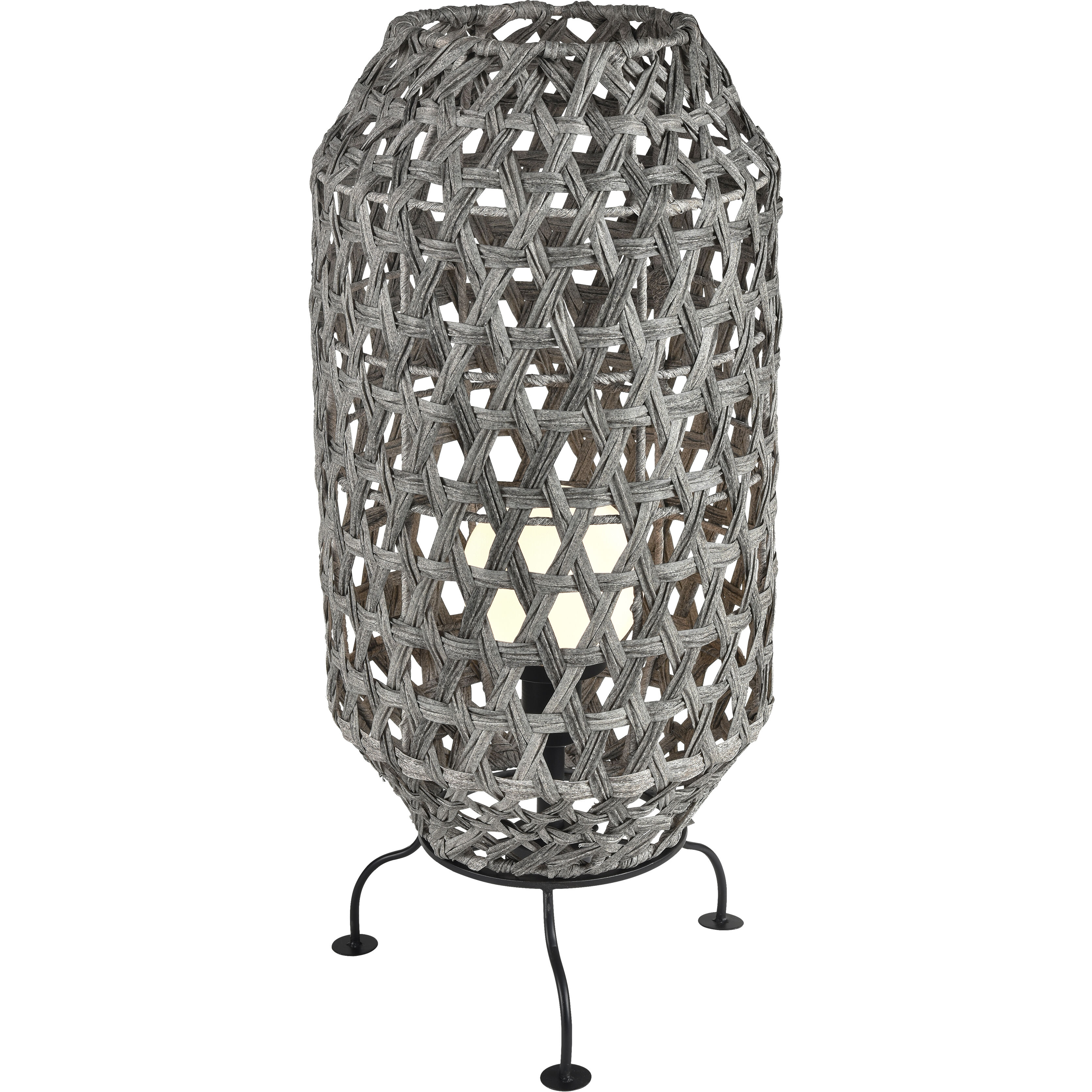 Banaue 36 inch 7 watt Gray with Black Outdoor Table Lamp