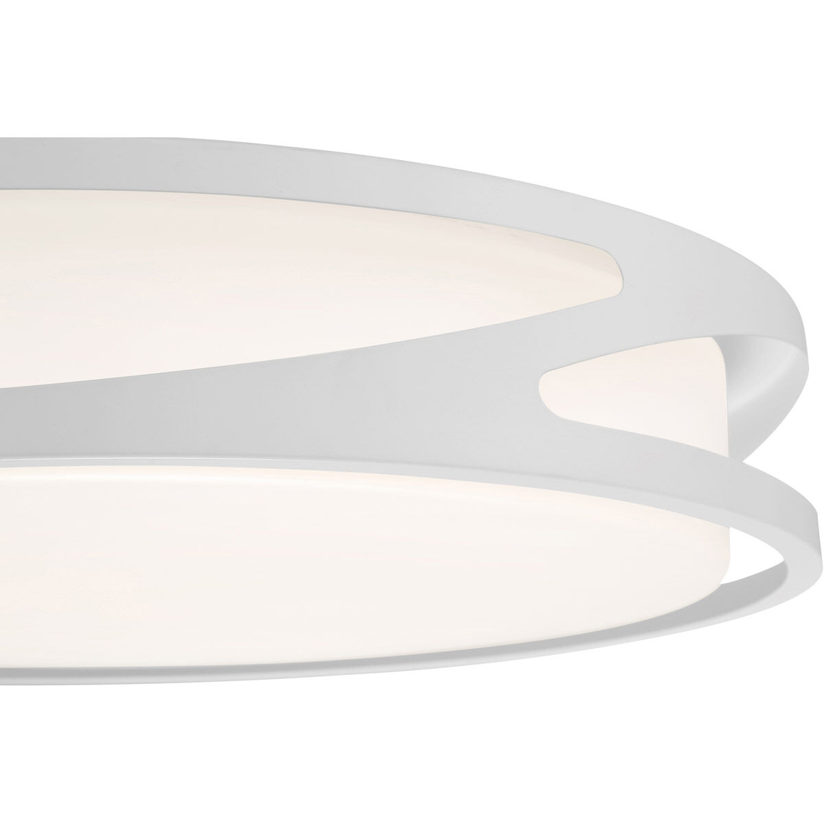 Lucia LED 21.75 inch White Flush Mount Ceiling Light