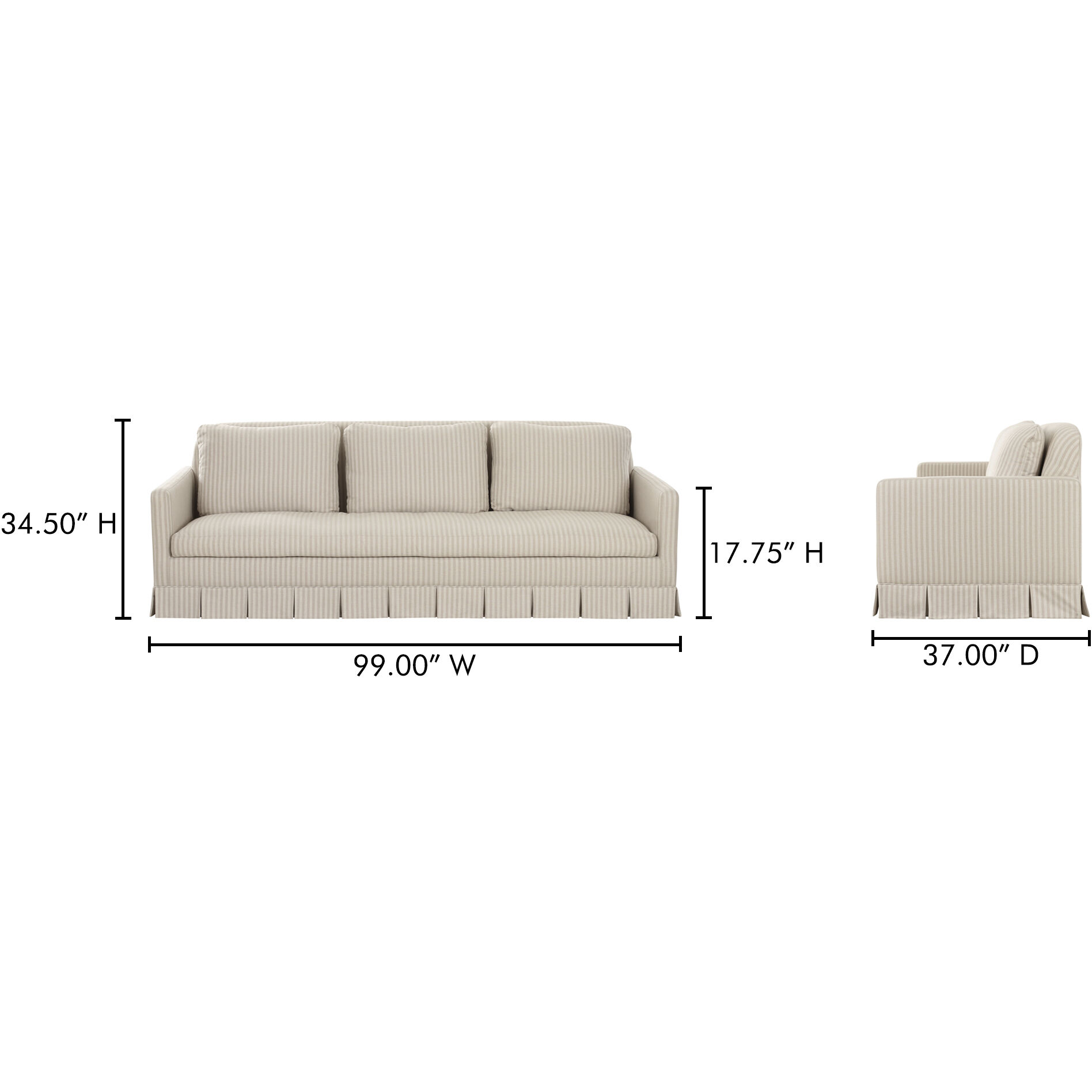 Pellicano Beige Sofa