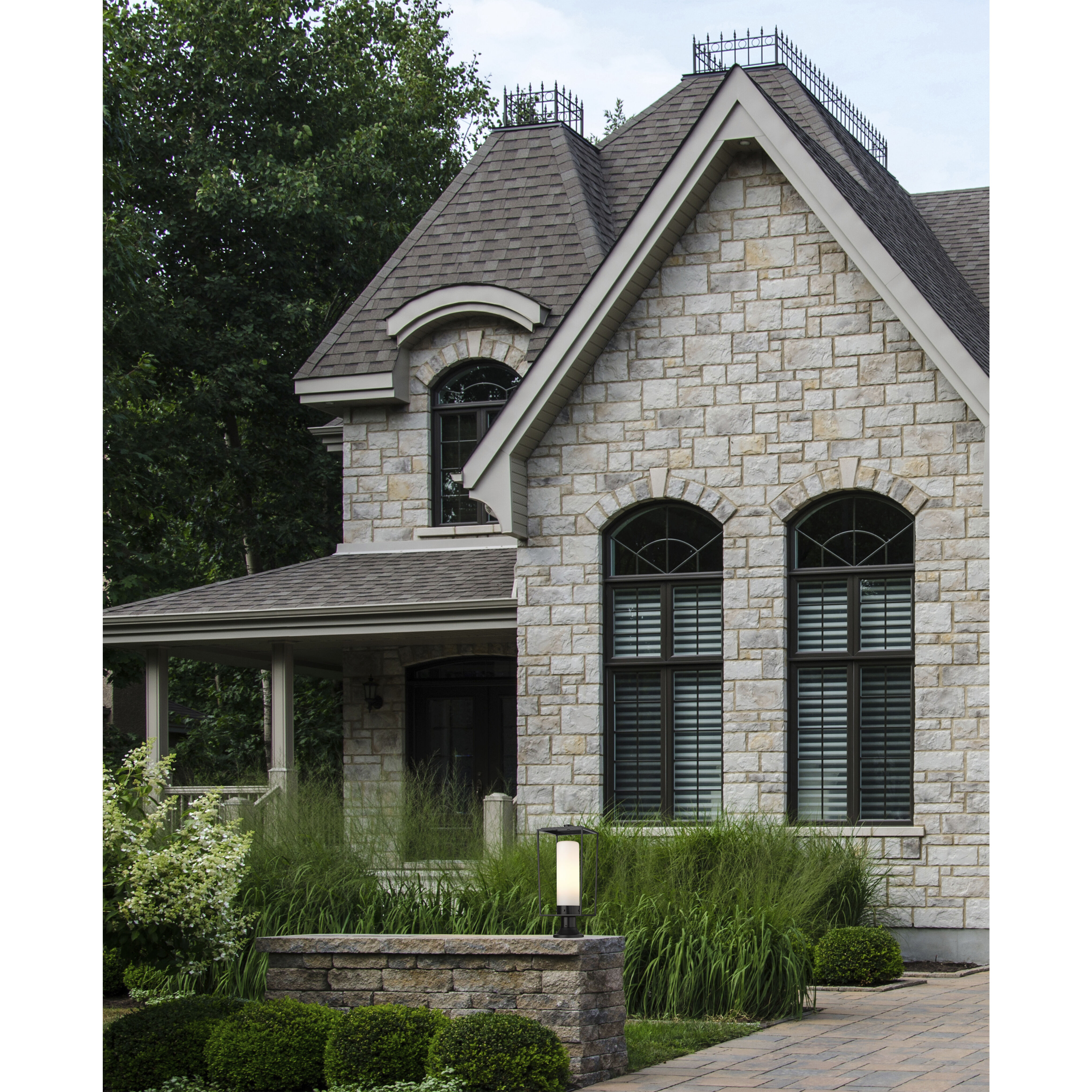 Sheridan 1 Light 24.5 inch Black Outdoor Pier Mounted Fixture