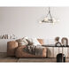 Ume 9 Light 32 inch Dark Smoke Ring Pendant Ceiling Light