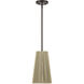 Florell 1 Light 8 inch English Bronze Pendant Ceiling Light