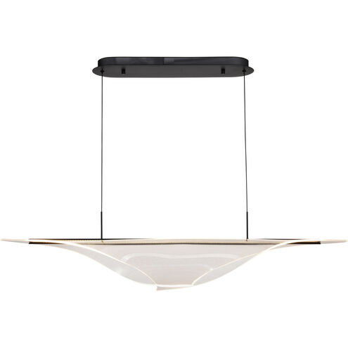 Geneva LED 11.75 inch Matte Black Pendant Ceiling Light