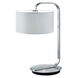 Cannes 21 inch 100 watt Nickel-Matte Table Lamp Portable Light