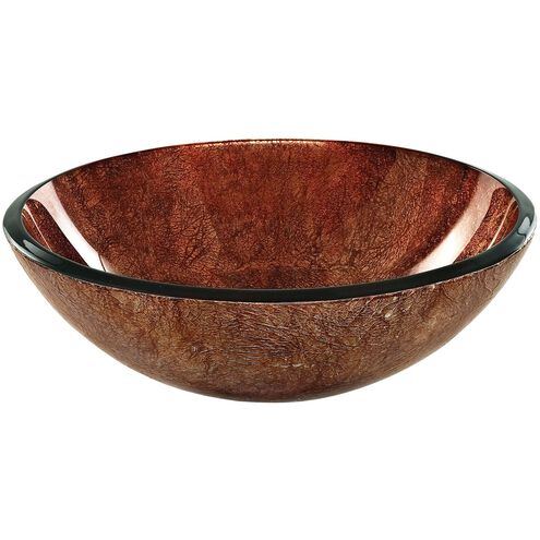 Reflex Burned Copper Sink in Metallic Copper