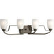 Wisten 4 Light 29.5 inch Antique Bronze Bath Vanity Wall Light
