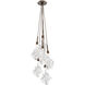 Blossom LED 13.5 inch Flat Bronze Pendant Ceiling Light in 2700K LED, Cluster