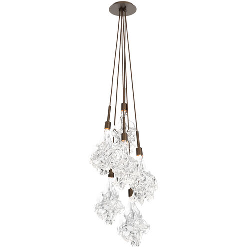 Blossom LED 13.5 inch Flat Bronze Pendant Ceiling Light in 2700K LED, Cluster