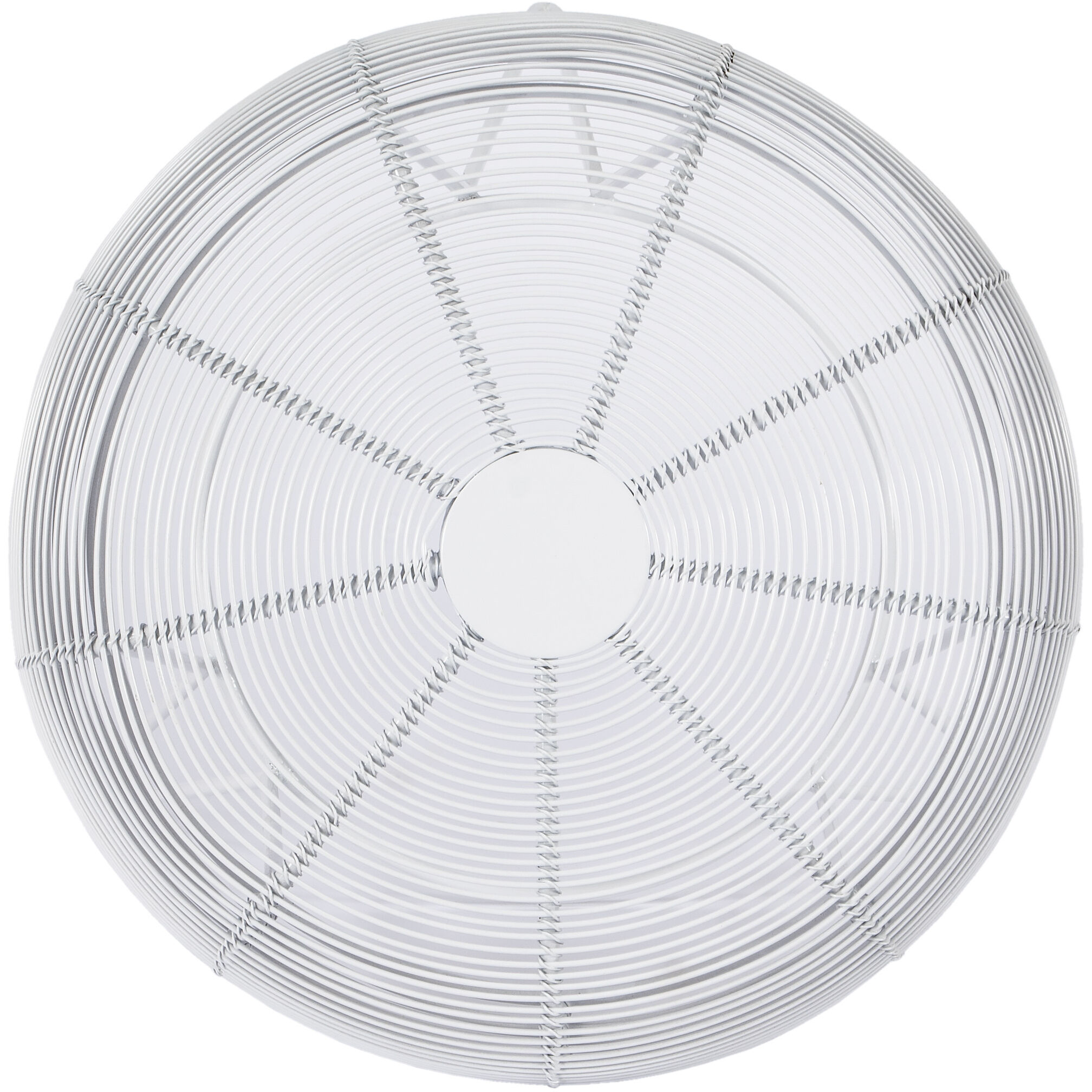 Allen Decorative Wire Side Table in White