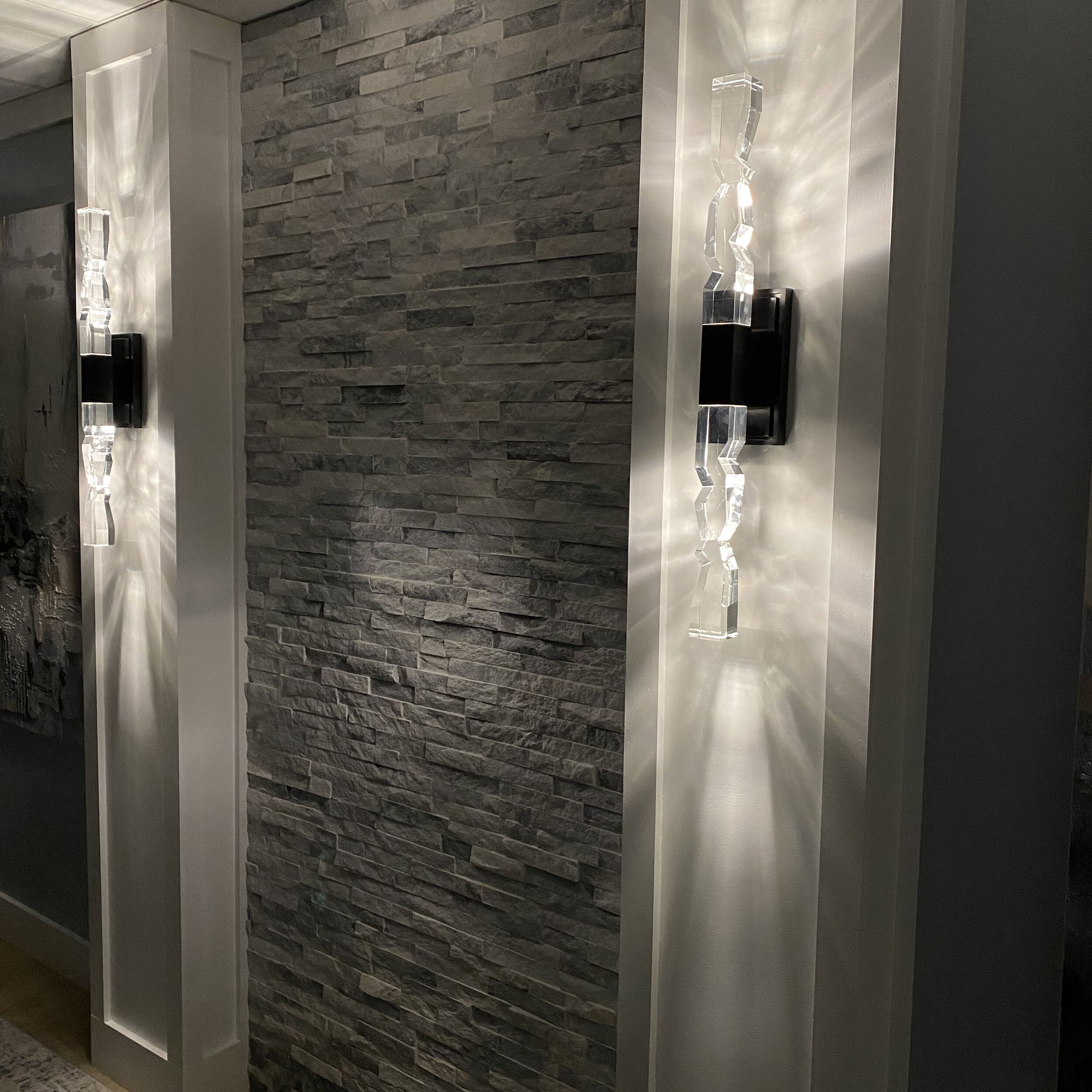 Mamadim 2 Light 4.5 inch Satin Brushed Black Wall Sconce Wall Light