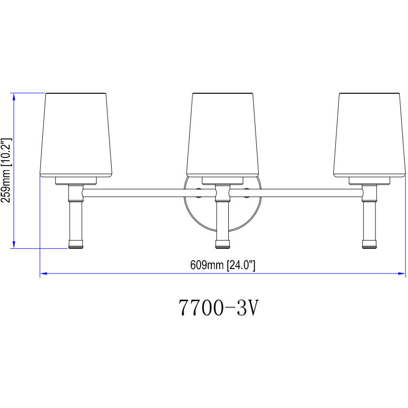 Henri Vanity Wall Light in Matte Black