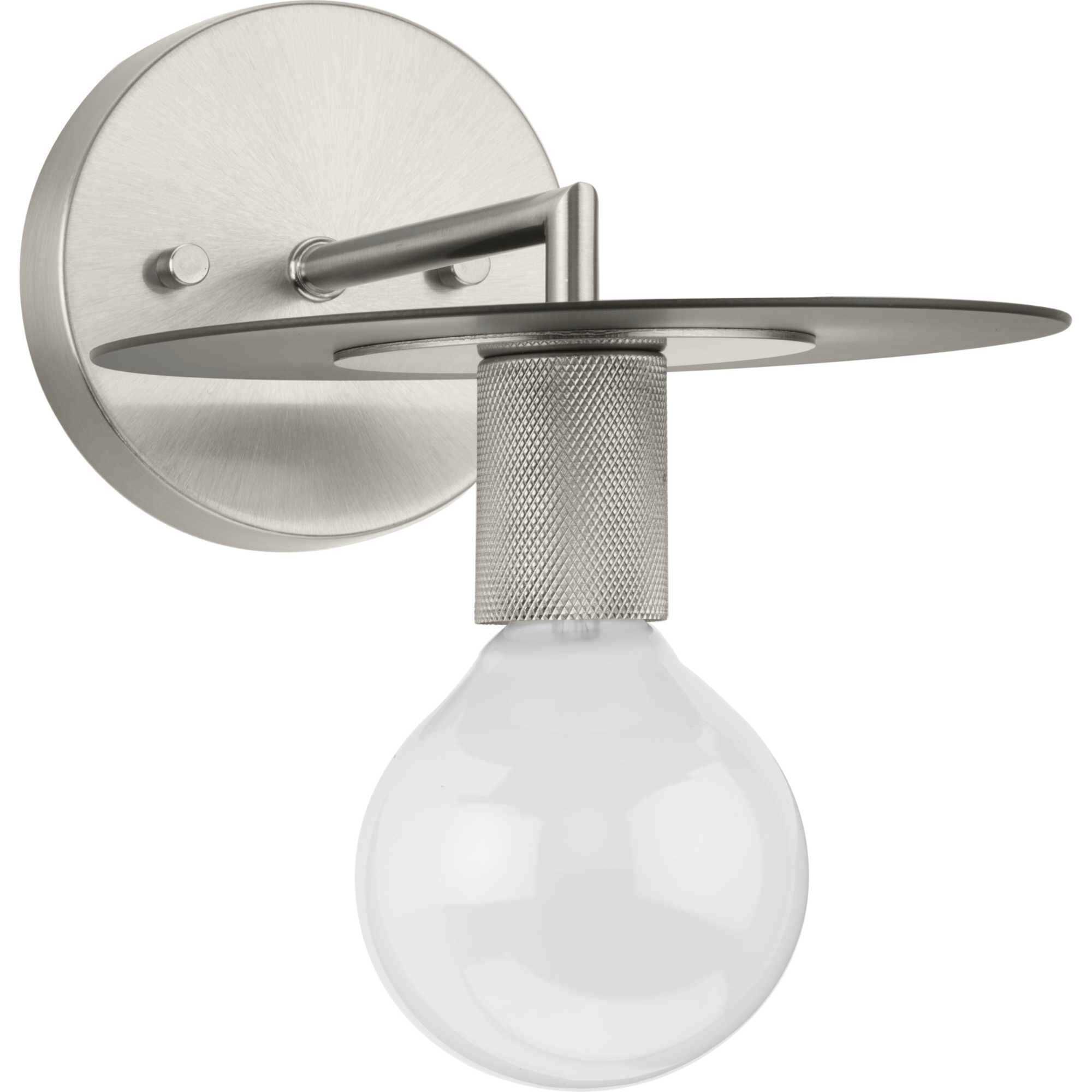 Trimble 1 Light 8 inch Brushed Nickel Wall Bracket Wall Light, Design Series