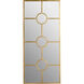 Wildwood 54 X 24 inch Gold Leaf/Plain Wall Mirror