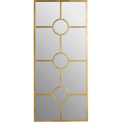 Wildwood 54 X 24 inch Gold Leaf/Plain Wall Mirror