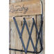 Anita 20 inch Brown/Black Wall Shelf