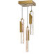 Valira LED 8 inch Brass Mini Pendant Ceiling Light