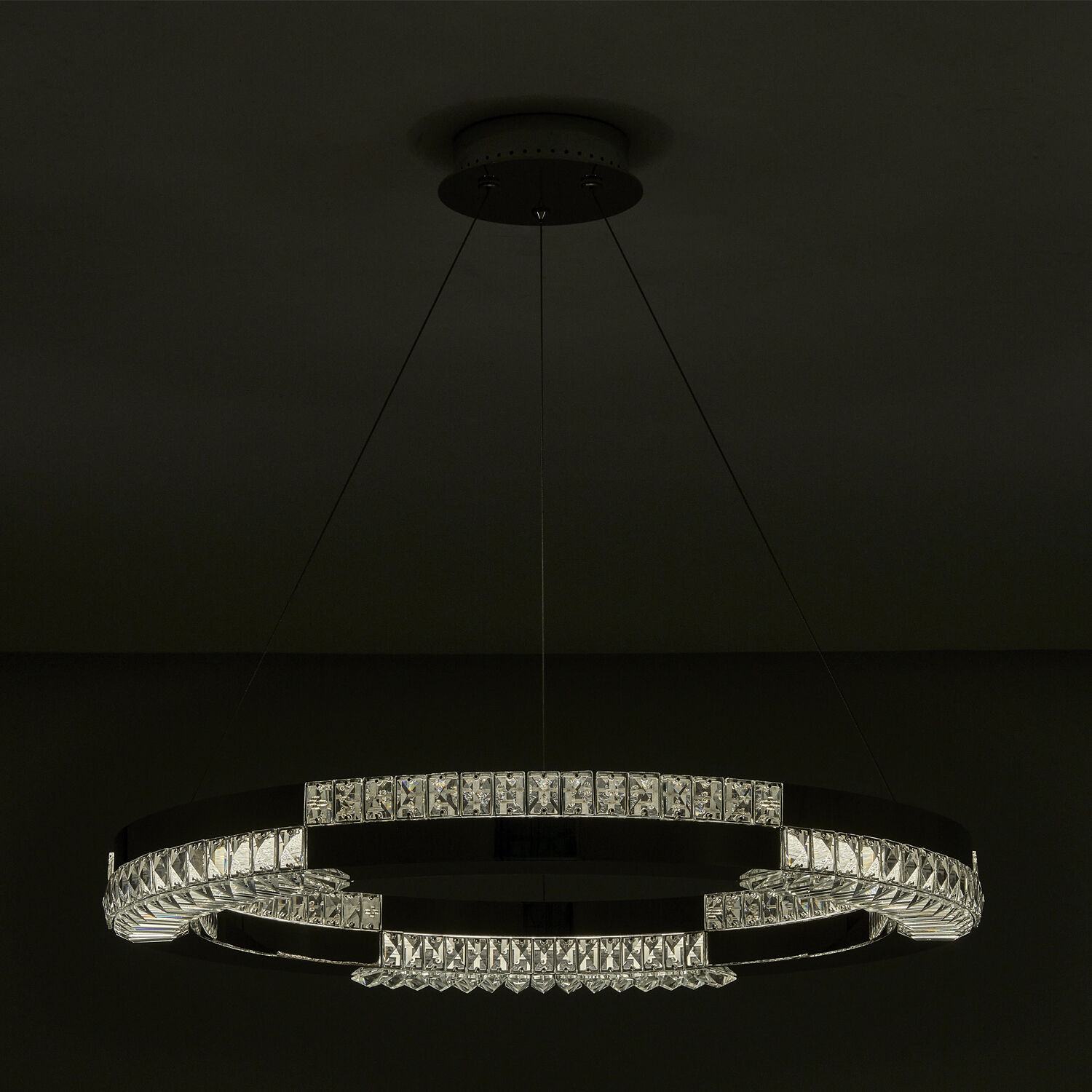 Dama 28 inch Polished Chrome Pendant Ceiling Light