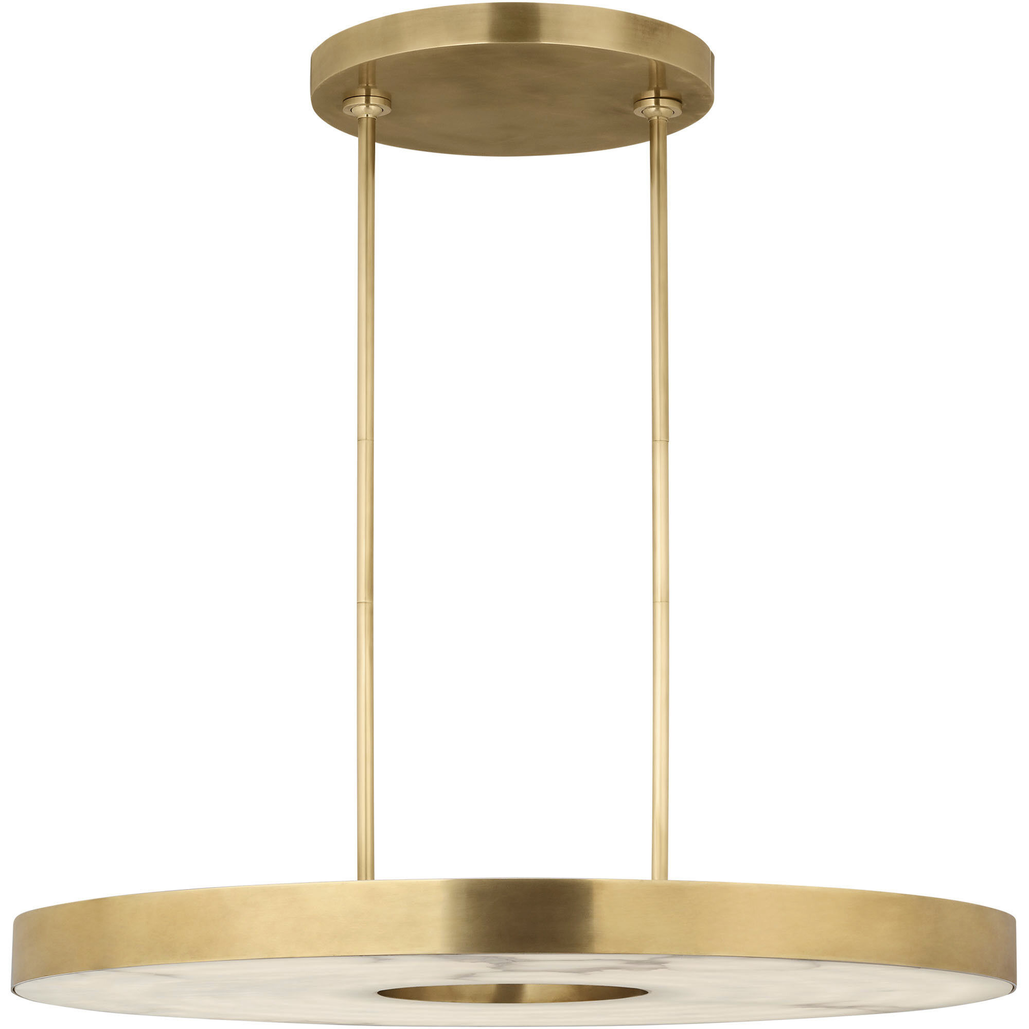 Kelly by Kelly Wearstler Wyllis LED 36 inch Hand Rubbed Antique Brass Chandelier Ceiling Light