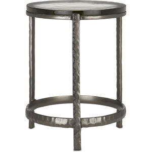 Acea 15 inch Graphite/Clear Accent Table