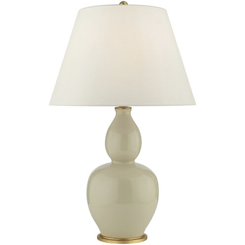 Chapman & Myers Yue 31.25 inch 100 watt Coconut Porcelain Table Lamp Portable Light in Linen