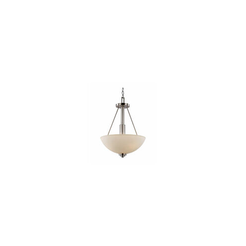 Mod Pod 3 Light 16 inch Brushed Nickel Pendant Ceiling Light