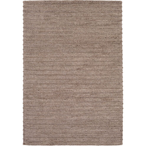 Kindred 108 X 72 inch Medium Gray Rugs, Viscose and Wool