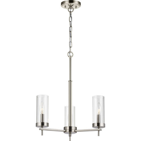 Sean Lavin Zire 3 Light 18 inch Brushed Nickel Chandelier Ceiling Light