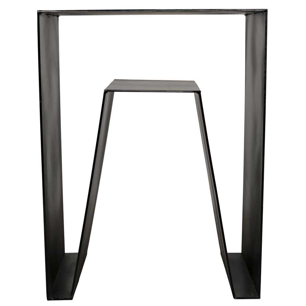 Quintin 26 X 19.5 inch Matte Black Side Table