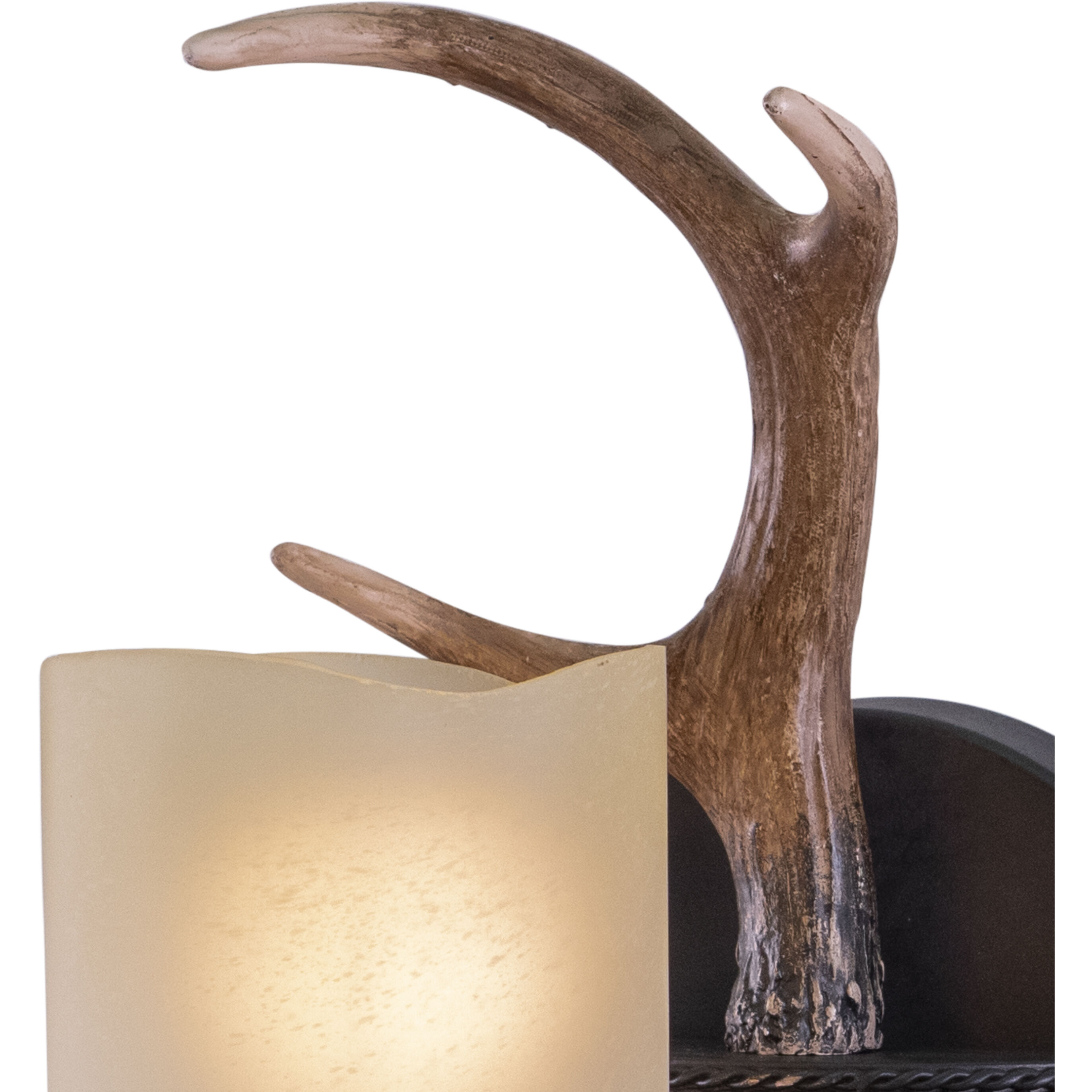 Yoho LED 5.5 inch Black Walnut Wall Light