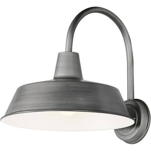 Pier M 1 Light 14.25 inch Weathered Zinc Outdoor Wall Mount, X-Large