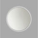 Cadre 30 X 30 inch Brushed Nickel Backlit Wall Mirror
